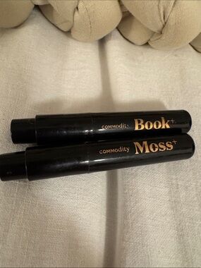 NWT Commodity Book+ & Moss+ 2ml perfume samples. $12 for both